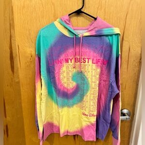 Disney Multicolor Hoodie with Pink and Blue